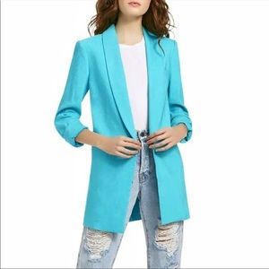 Alice + Olivia Jace Shawl Collar Oversized Blazer